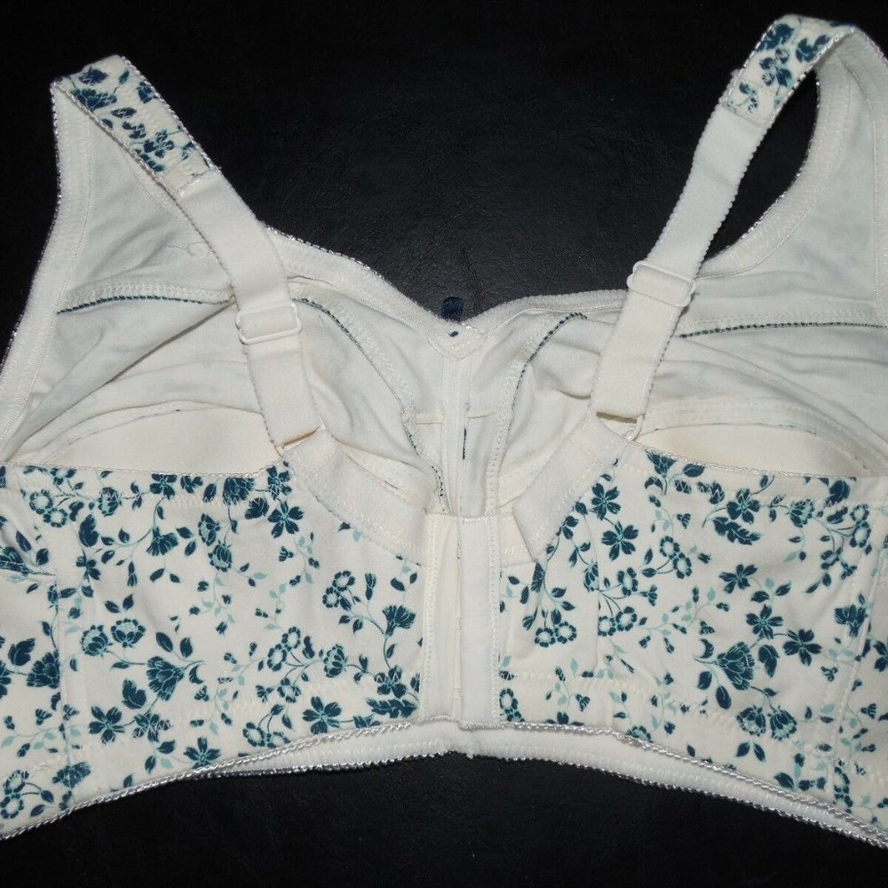 New Womens Wire Free Soft Cotton Floral Size 36G - Picture 3 of 8